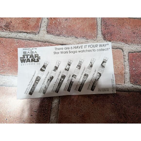 Burger King Star Wars The Empire Strikes Back Han Solo & Boba Fett Watch In Tin - Picture 7 of 8